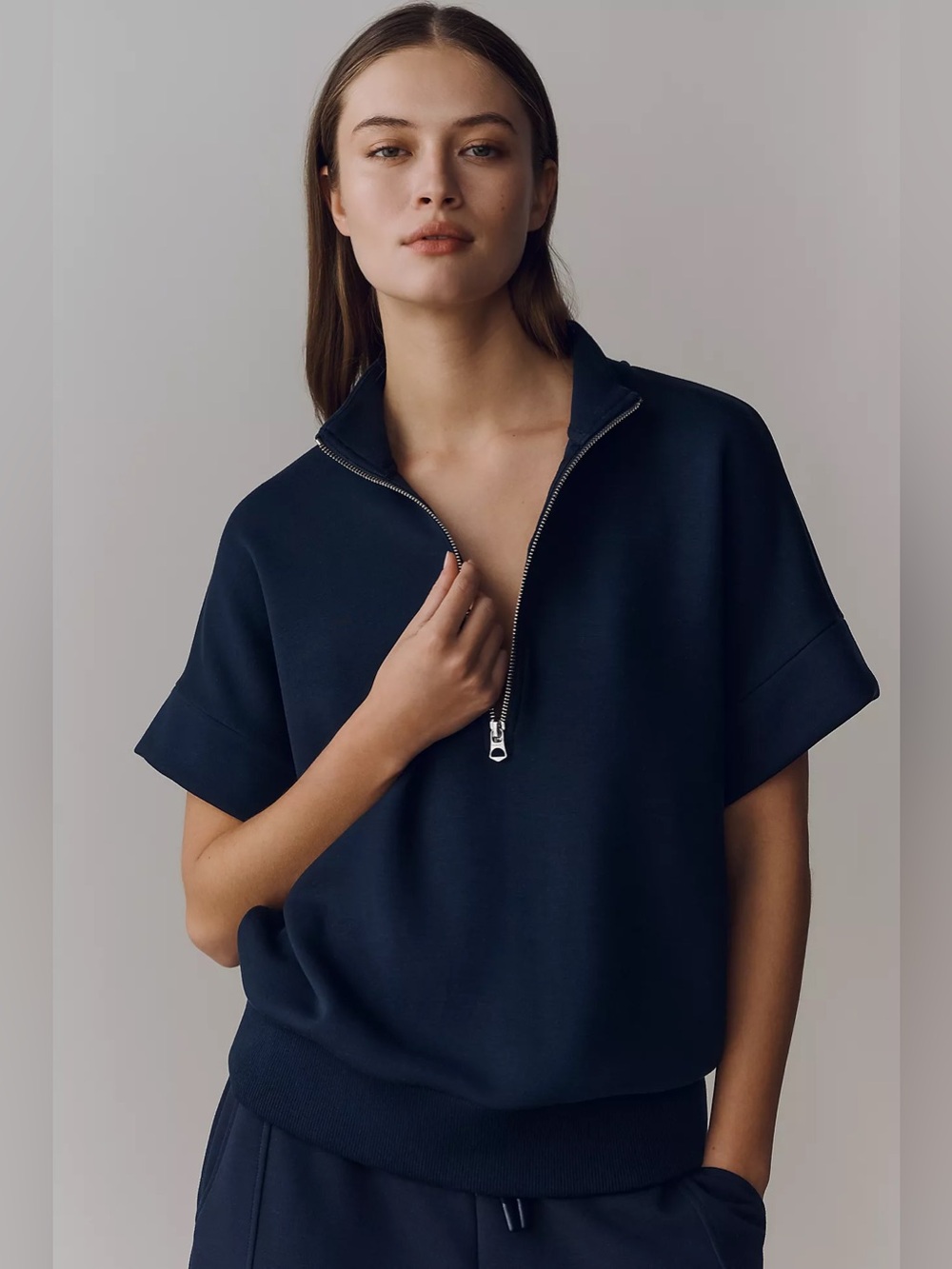 VARLEY Short Sleeve Ritche Sweatshirt in Black M